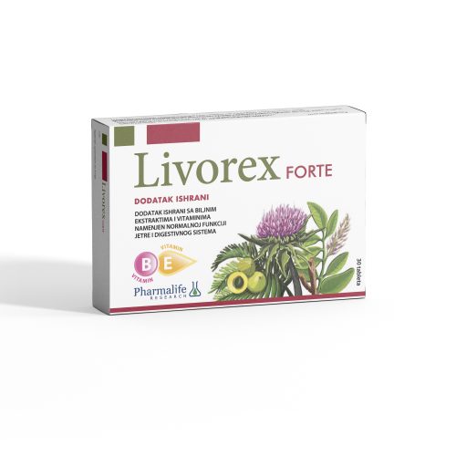 Livorex Forte - Svakodnevna podrška funkciji jetre